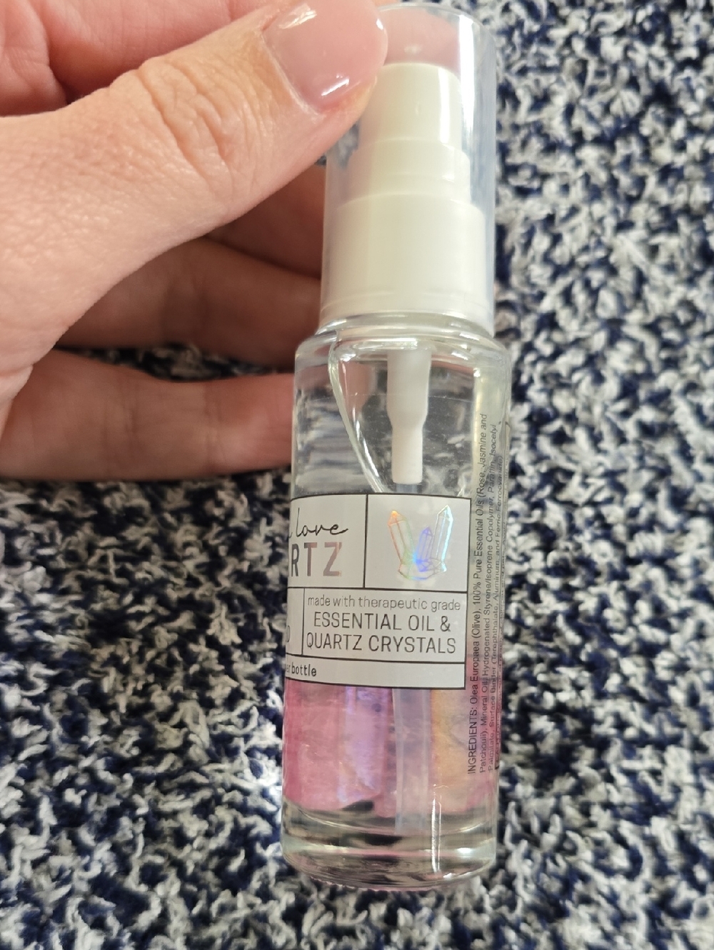 Goldesscence Aromas Rose Quartz Crystal Infused Body Oil - Picture 2 of 2